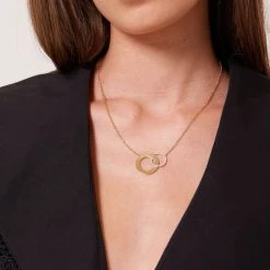 Kiki McDonough Ltd Lola Diamond Interlinking Necklace In White And Yellow Gold Necklaces