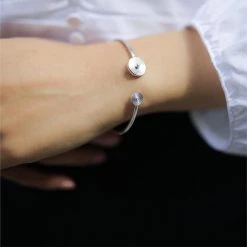 Kiki McDonough Ltd Bracelets & Bangles Fantasy White Topaz Bangle In White Gold