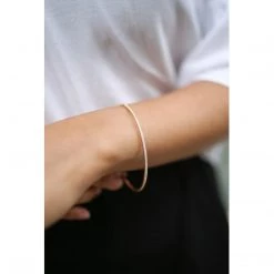 Kiki McDonough Ltd Lola Diamond Bangle In Yellow Gold Bracelets & Bangles