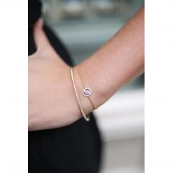 Kiki McDonough Ltd Kiki Diamonds Helio Bracelet In White And Yellow Gold