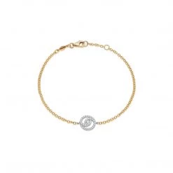 Kiki McDonough Ltd Kiki Diamonds Helio Bracelet In White And Yellow Gold