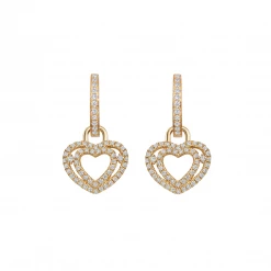 Kiki McDonough Ltd Lovestruck Diamond Double Detachable Earrings In 18ct Yellow Gold Bestsellers