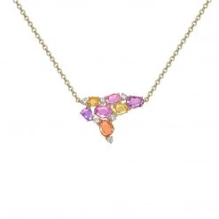 Kiki McDonough Ltd Stardust Necklace In 18ct Yellow Gold