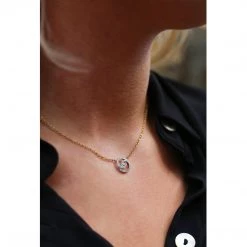 Kiki McDonough Ltd Kiki Diamonds Helio Necklace In White And Yellow Gold