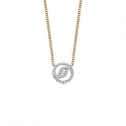 Kiki McDonough Ltd Kiki Diamonds Helio Necklace In White And Yellow Gold
