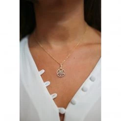 Kiki McDonough Ltd Apollo Mini Green Amethyst And Diamond Pendant In Yellow Gold Necklaces