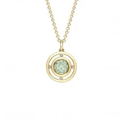 Kiki McDonough Ltd Apollo Green Amethyst Pendant In Yellow Gold Necklaces