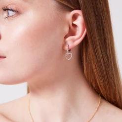 Kiki McDonough Ltd Lovestruck Diamond Detachable Earrings In 18ct White Gold