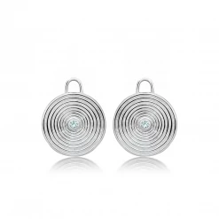 Kiki McDonough Ltd Fantasy Blue Topaz And Large Plain Detachable Drops In 18ct White Gold Kiki Archive